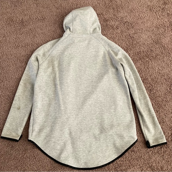 Nike Hooded High Low Sweater Size M Heather Gray - Picture 6 of 16